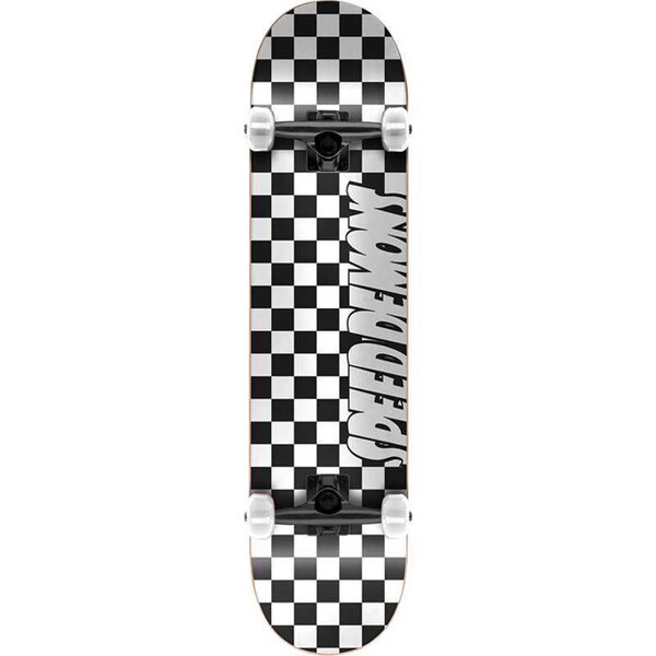 Speed Demons Checkers Soft top Complete Skateboard 7.25'' - Μαύρο/ασπρο
