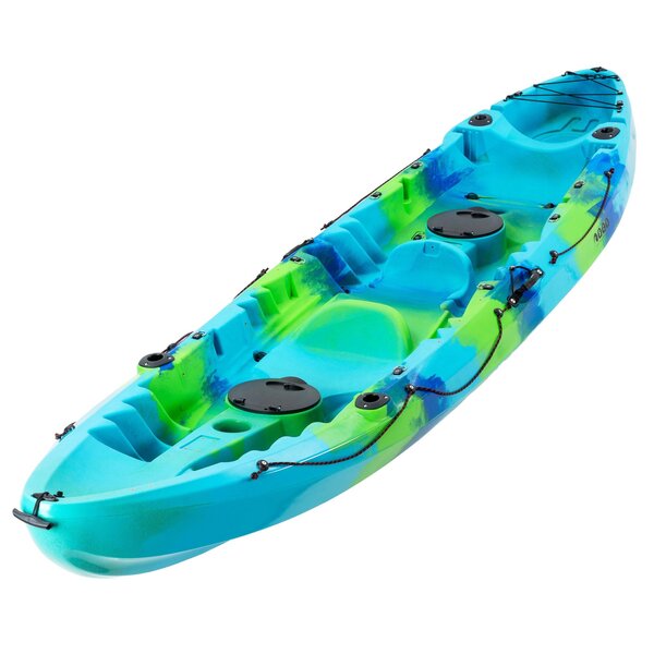 SCK Nereus HD Θαλάσσιο καγιάκ 3 θέσεων - Γαλάζιο/Πράσινο/Μπλε