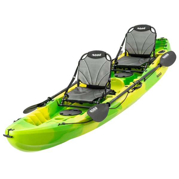 SCK Nereus HD Θαλάσσιο καγιάκ 3 θέσεων - Κίτρινο/Πράσινο