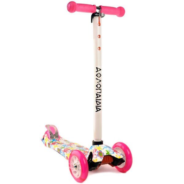 Αθλοπαιδια 3τροχο Πατίνι (Scooter) με Φωτιζόμενα Ροδάκια, #1