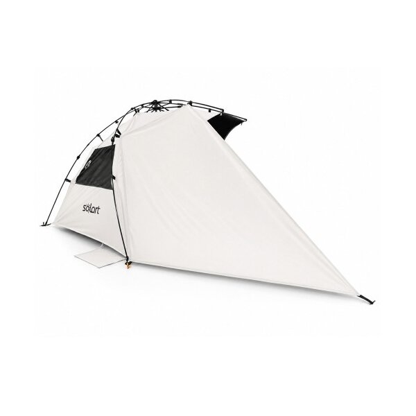 Σκίαστρο Παραλιας Αυτόματο α/κ 200x110x108cm Polyester Λευκό Solart