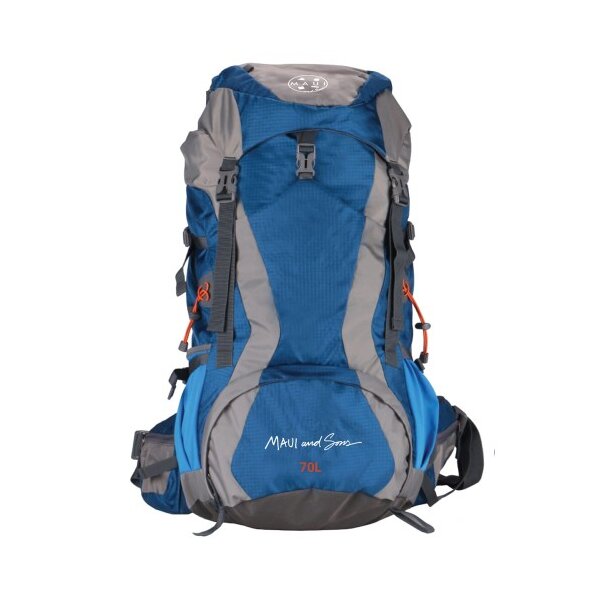 Σακιδιο Trekking 70lt Nylon Μπλε Maui&sons