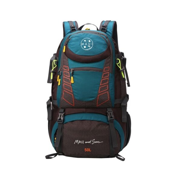 Σακιδιο Trekking 50lt Nylon Πετρόλ Maui&sons