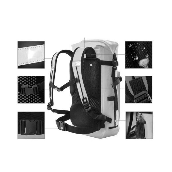 Στεγανό Σακίδιο 30lt Tarpaulin Γκρι Nautica