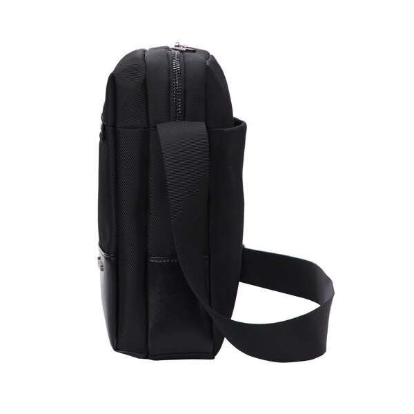 Τσάντα Ώμου Ανδρική 3lt Microfiber Polyester Μαύρο guy Laroche
