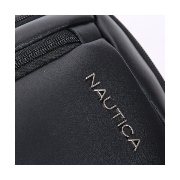 Τσάντα Ώμου Ανδρική 2lt Microfiber Polyester Μπλε Nautica