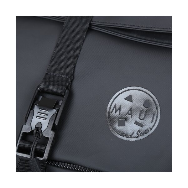Backpack 20lt Polyester Μαύρο Maui&sons