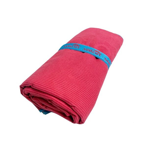 Πετσέτα Θαλάσσης Microfiber 80x195cm Κοτλέ Κόκκινη/μπλε Solart