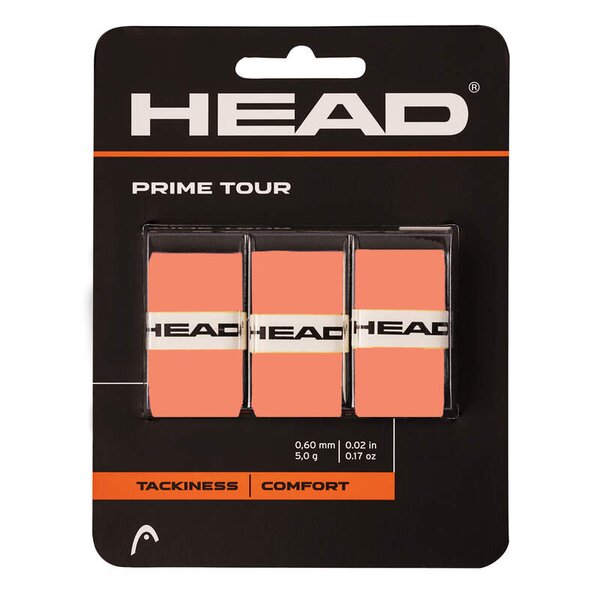 Prime Tour Regular 3x sn Salmon Overgrip Tennis Head Κωδ.3153088